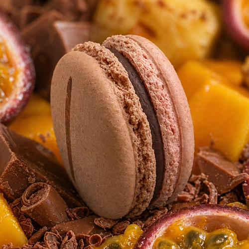Fruits exotiques et chocolat lait