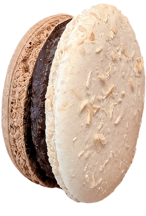 Noix de coco et chocolat noir