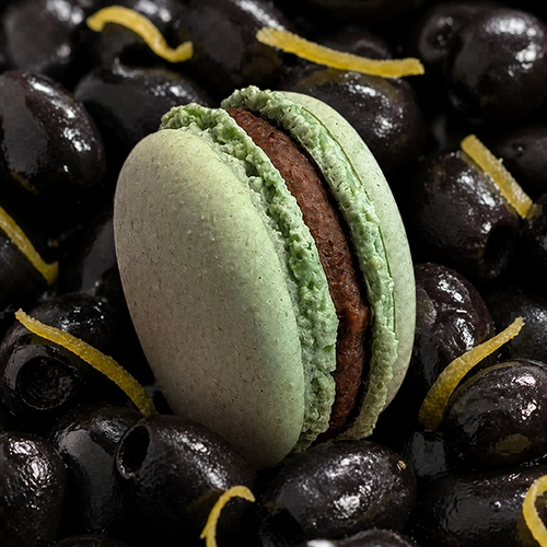 Olives noires et citron confit